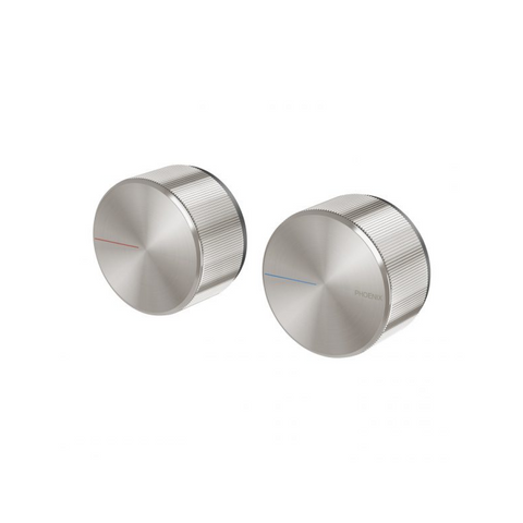 Phoenix Axia Wall Top Assemblies 15mm Extended Spindles - Brushed Nickel