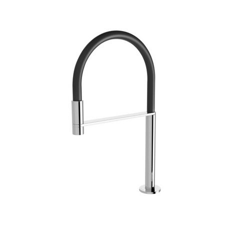 Phoenix Axia 230mm Hob Flexible Sink Outlet - Chrome