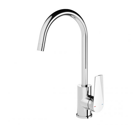 Phoenix Arlo 200mm Gooseneck Sink Mixer - LF Chrome