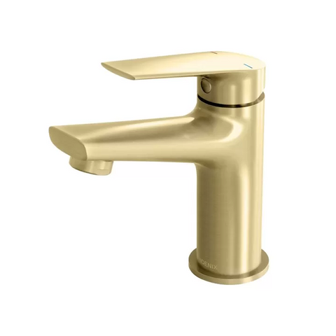 Phoenix Arlo Basin Mixer - Brushed Gold