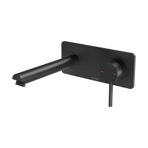 Phoenix Pina 180mm 6 Star Wall Basin/Basin Mixer Trim - LF Matte Black