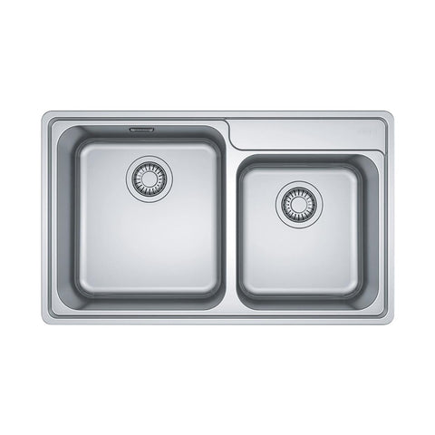 Franke Bell 1 & 1/2 Bowl Topmount Sink BCX620-42/35FPC - Includes DT360 Drainer