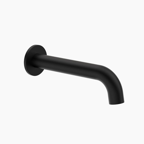 Caroma Round Basin/Bath Outlet 180mm LF - Matte Black
