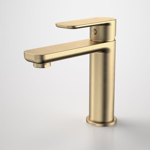 Caroma Luna Basin Mixer LF - Brushed Brass
