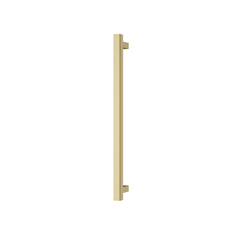 Phoenix Heated Towel Rail Square 600mm - Brushed Gold