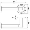 Villeroy & Boch Avia 2.0 Left Hand Toilet Roll Holder - Chrome