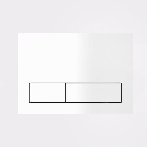 Argent 150S ViConnect Mechanical Flush Plate - White