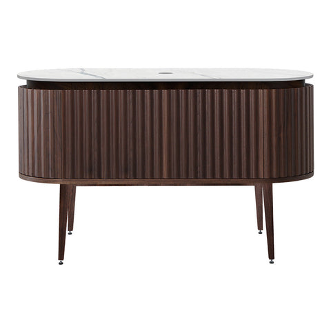 Parisi Abbraccio 1400 Black Walnut Floorstanding Vanity - Twilight