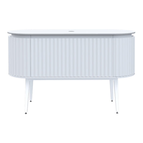 Parisi Abbraccio 1400 Matte White Floorstanding Vanity - Snow White