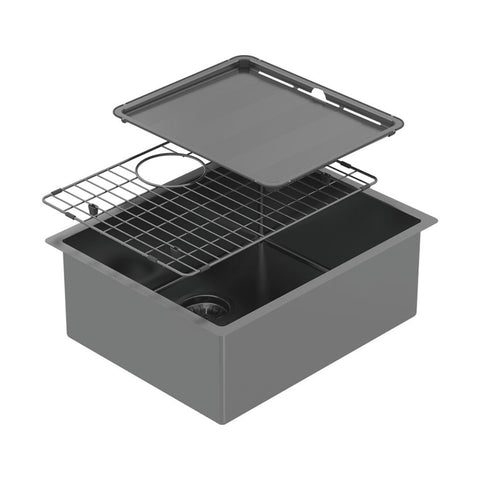 Abey Piazza Single Bowl Black Pearl
