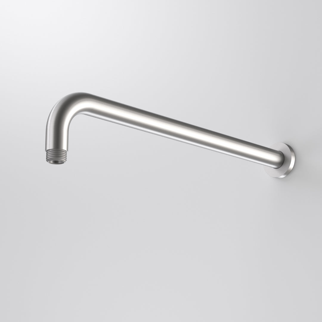 BokWin 6" Stainless Steel Shower Arm Extension - Brushed Nickel Wall Mount With Flange - View #11