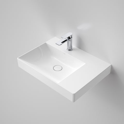 Caroma Urbane II Right Hand Wall Hung Basin - One Taphole