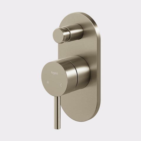 Argent Grace 2.0 Diverter Mixer Set (Includes In-Wall Body) - LF Brushed Nickel