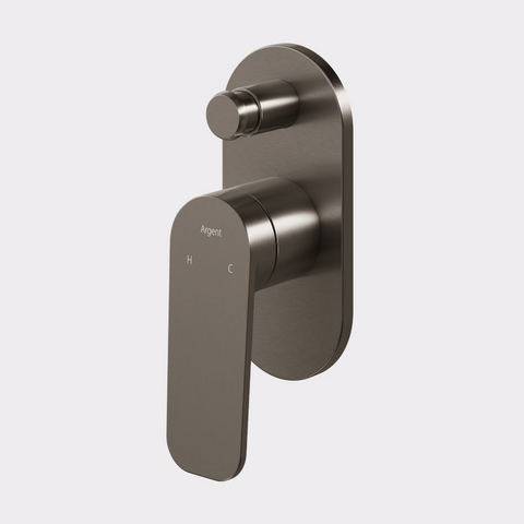Argent Pace 2.0 Diverter Mixer Set (Includes In-Wall Body) - LF Gun Metal
