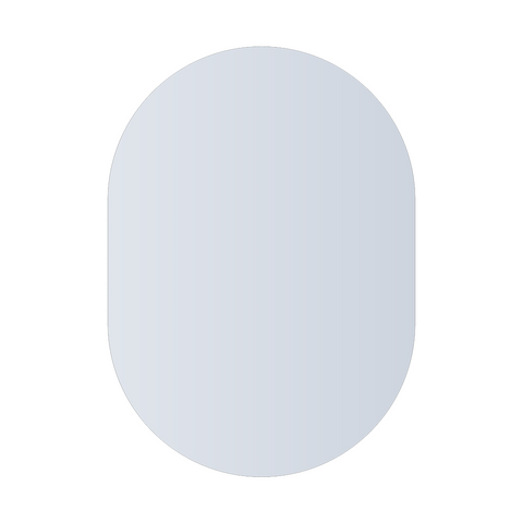 Thermogroup Pill Shape Polished Edge Glue-to-Wall Mirror Includes Demister - DP5070GTD