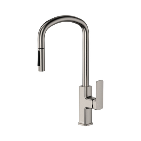 Fienza Tono Pull-Out Sink Mixer - Brushed Nickel
