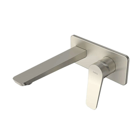 Parisi Float 180mm Wall Mixer Set - Brushed Nickel