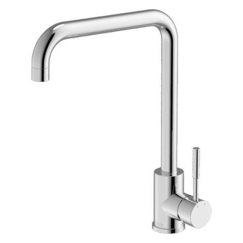 Gareth Ashton 304 Square Neck Kitchen Mixer - Brushed Steel