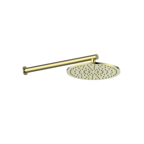 Greens Lavish Brass Wall Shower - Brushed Brass