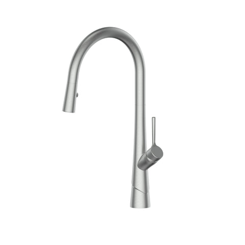 Greens Lustro II Pull-Down Sink Mixer Lead Free - Brushed Nickel