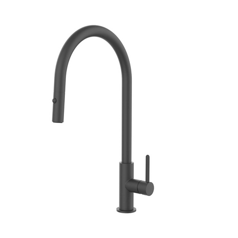 Turner Hastings Naples Pull Out Mixer Tap - Matte Black NA305PM-MB