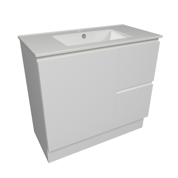 Timberline Nevada 900mm Freestanding Vanity with Ceramic Top