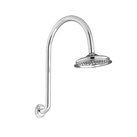 Linkware Augustine Shower Head and Arm - Chrome