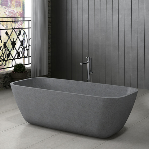 Pietra Bianca Chelsea 1700mm Freestanding Bath - Charcoal