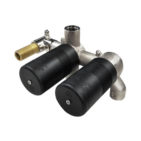 Parisi Recessed Diverter Mixer Body (2-way) with Outlet ON/OFF