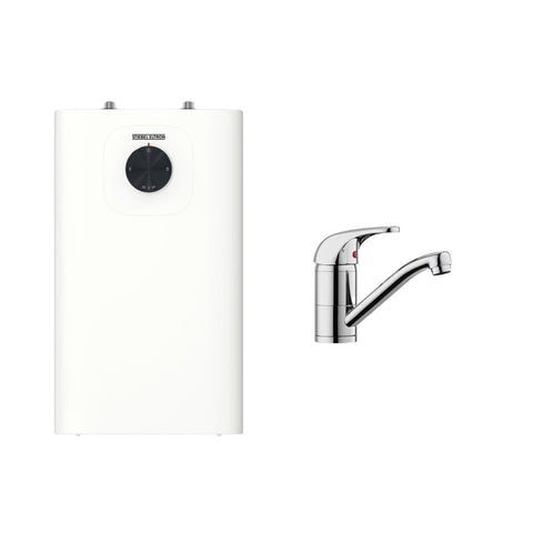 Stiebel Eltron SNU 10 Plus Water Heater + MEW Lever Sink Mixer - 232380