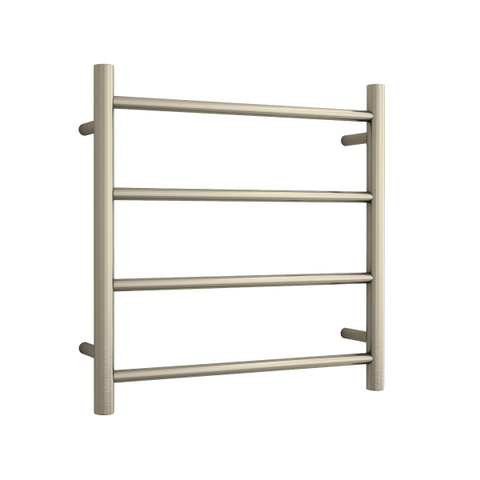 Thermorail 240V Round 550 Ladder Heated Towel Rail - SR25MBN Brushed Nickel