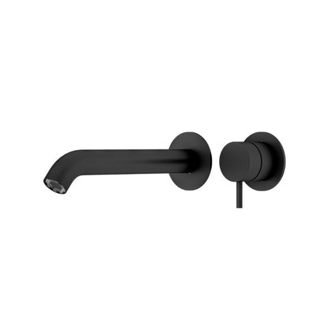 Linkware Elle 316 Stainless Steel Wall Mixer Set - Matte Black