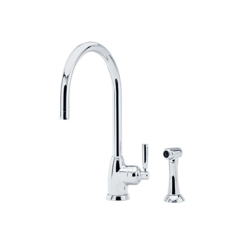 Shaws by Perrin & Rowe Roeburn Kitchen Mixer with Rinse - Chrome