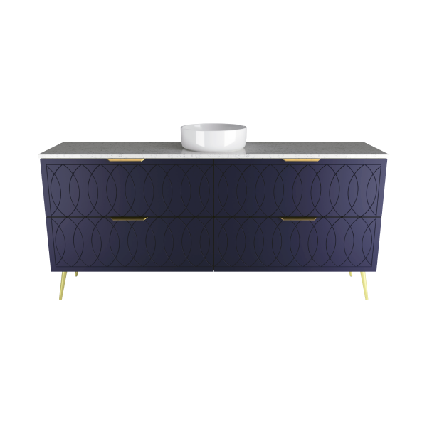 Timberline Sutherland House Deco Freestanding Vanity 1800mm