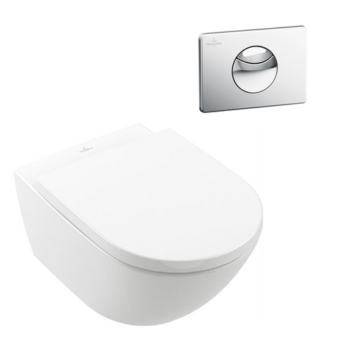 Villeroy & Boch Subway 3.0 Wall Hung Toilet incl/VB Cistern Package