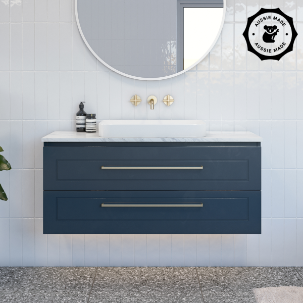 Timberline Nevada Plus Classic 1200mm Wall Hung Vanity Carrara SilkS