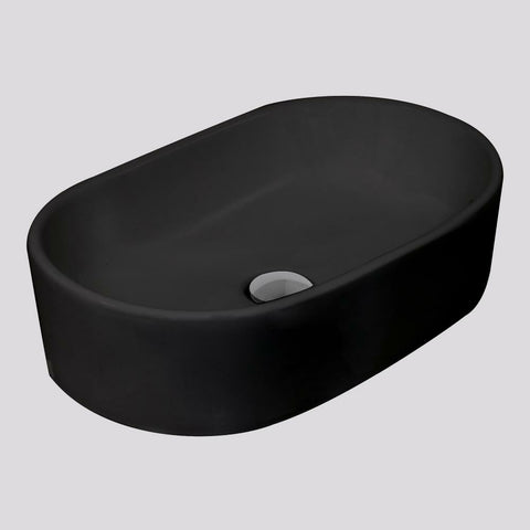 Argent Grace Neu 520 Oval Above Counter Basin - Matte Black