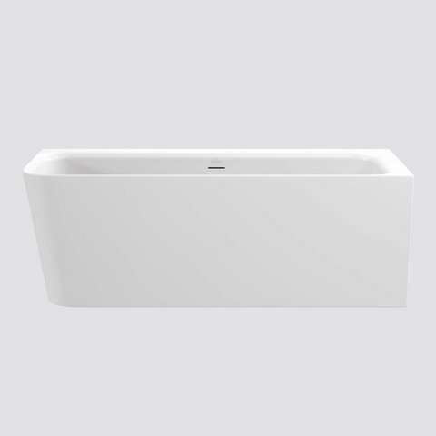 Villeroy & Boch Architectura 1650 CastStone Back to Wall Freestanding Bath - Right Hand Corner