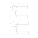 Villeroy & Boch Architectura Right Hand Toilet Roll Holder - Matte Black