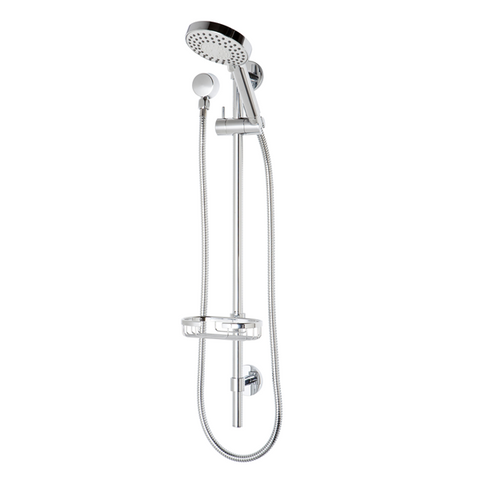 Phoenix Vivid - V686 CHR - Premium Rail Shower with Basket