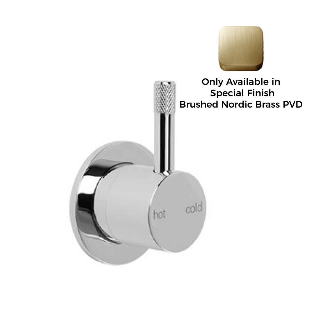 Brodware Yokato Wall Mixer Brushed Nordic Brass PVD