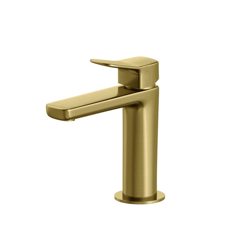 Zucchetti Brim Basin Mixer - Brushed Gold