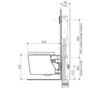Liano Cleanflush® Wall Hung Invisi Series II® Toilet Suite specifications