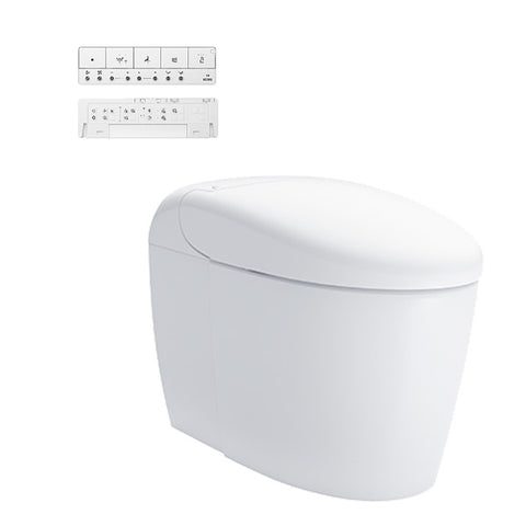 TOTO Neorest RS Integrated S-Trap 140-180mm Toilet with Remote-Controlled Washlet, Elongated, Gloss White