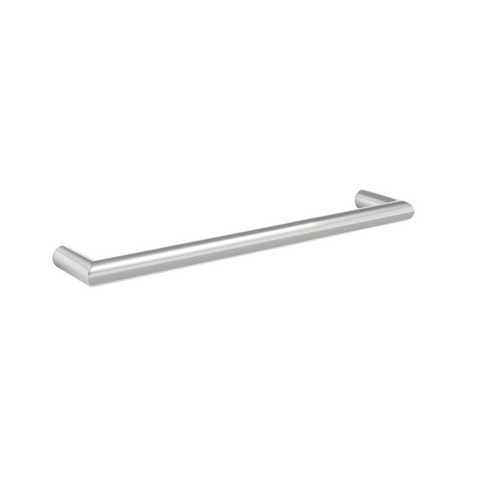 Thermorail 12V Round 450 Single Bar Heated Towel Rail - DSR4 Polished Stainless Steel