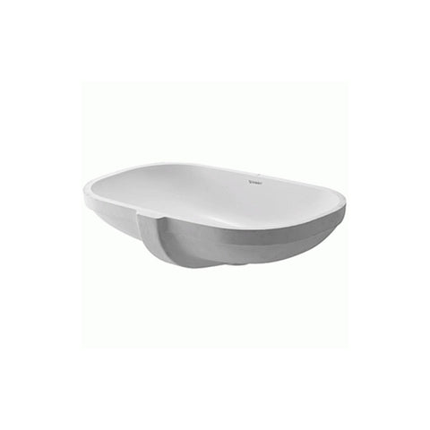 Duravit D-Code Undercounter Basin 495x290 - Gloss White
