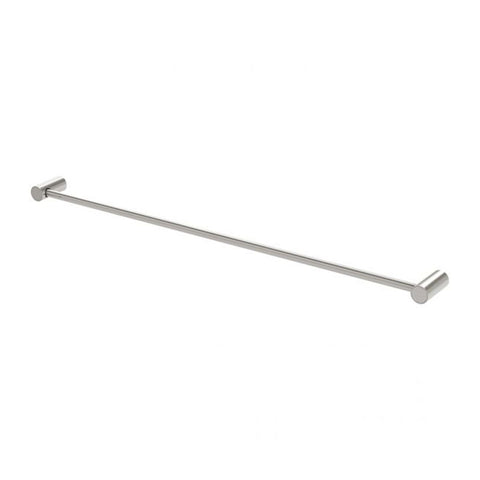 Phoenix Vivid Slimline Single Towel Rail 800mm - Brushed Nickel