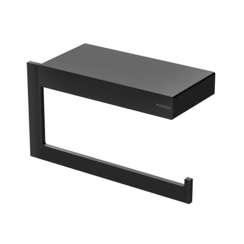 Phoenix Lexi MKII Toilet Roll Holder - Matte Black