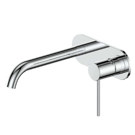 Greens Reason Wall Basin Mixer - Chrome