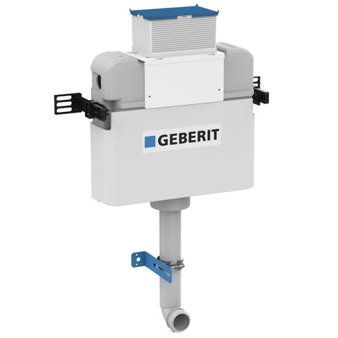 Geberit Kappa Mid-Level Cistern with Adjustable Flush Pipe for Back to Wall Pans